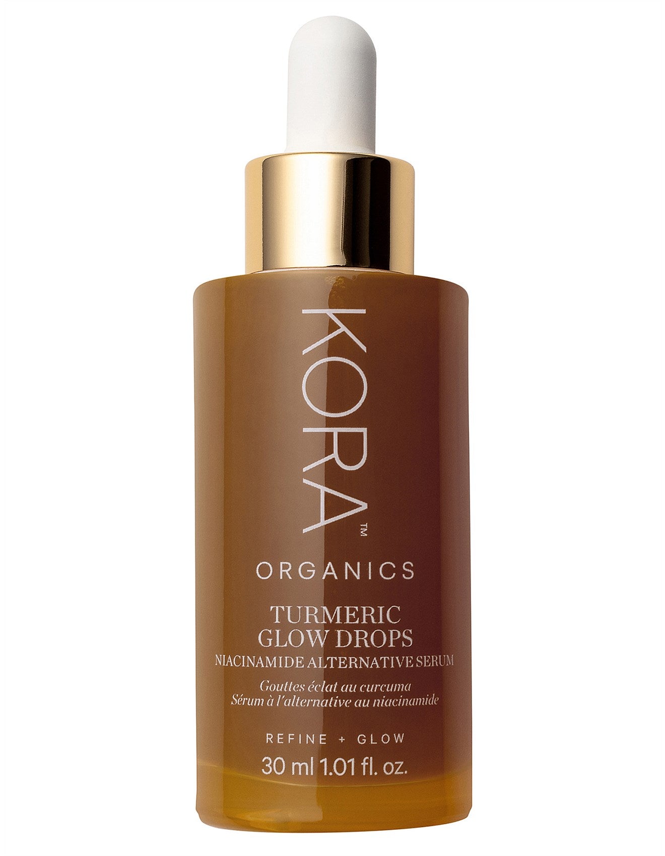 KORA Turmeric Glow Drops Niacinamide Alternative Serum
