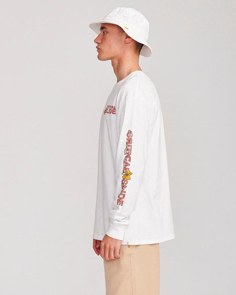 TCSS BOTANIC LS TEE VINTAGE WHITE