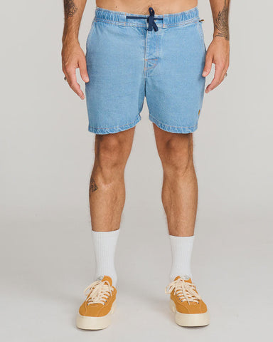 TCSS KICK ON DENIM SHORT BLUE