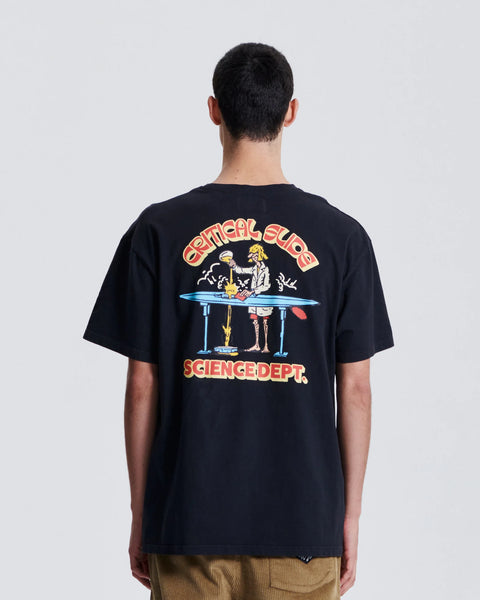 TCSS SCIENTIST TEE VINTAGE BLACK