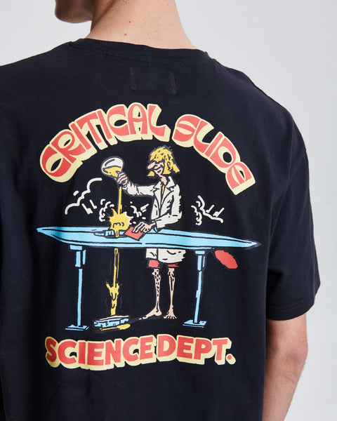 TCSS SCIENTIST TEE VINTAGE BLACK