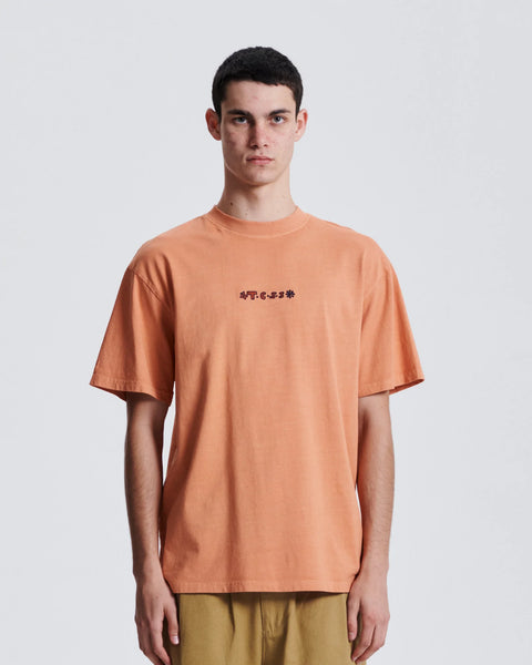 TCSS COIL TEE DARK PEACH
