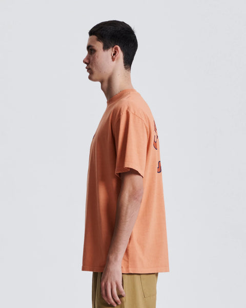 TCSS COIL TEE DARK PEACH