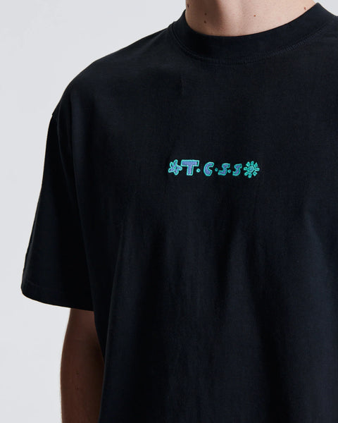 TCSS COIL TEE VINTAGE BLACK