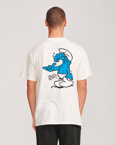 SURF SMURF TEE DIRTY WHITE