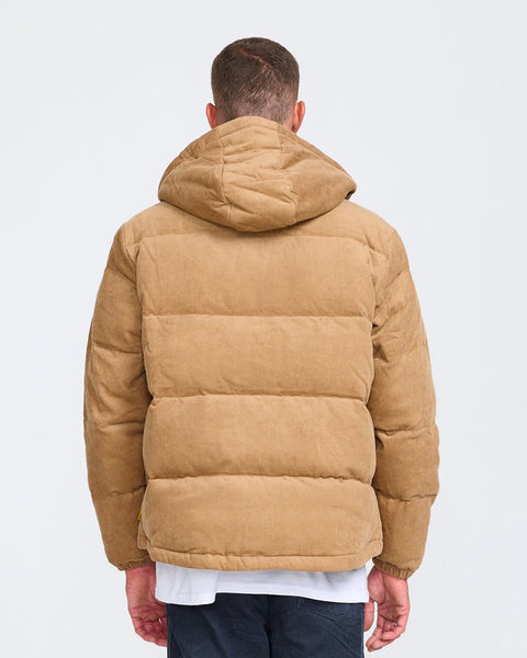 TCSS CORDUROY PUFFER JACKET AMBER