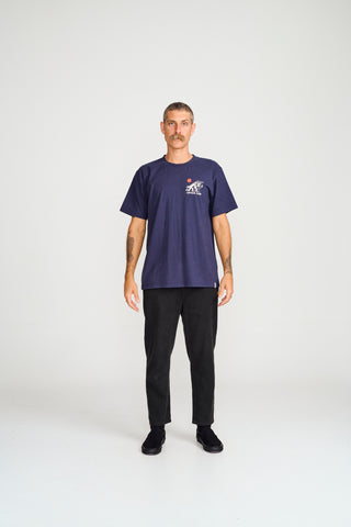 TCSS SUN SALUTE TEE DARK BLUE