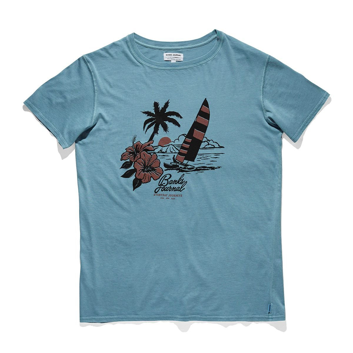 PACIFICA TEE GLACIER BLUE