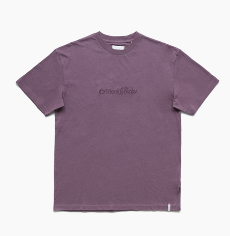 INSTITUTE TEE BLACK PLUM