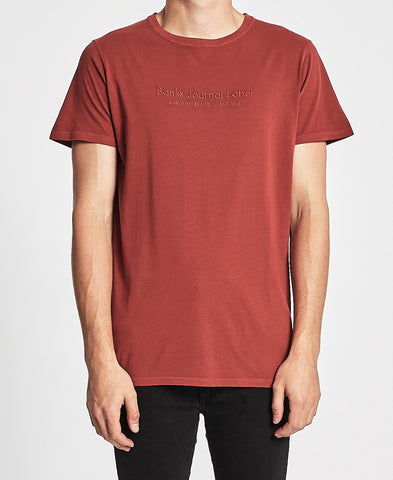 EVOLVE FADED TEES MAHOGANY