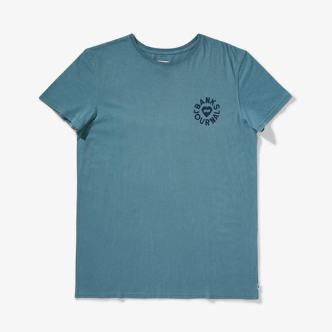 HEART RINGS FADED TEE SMOKE BLUE